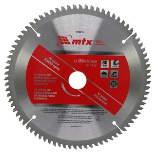 SERRA CIRC DE VIDIA 250X30MM 80D P/ALUMINIO 7338255