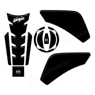 Kit Protetor Tanque Pad Bocal Lateral M2 Kawasaki Zx 6r Zx6r