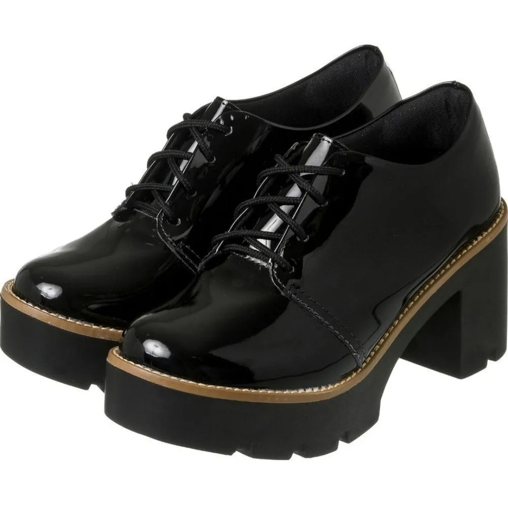 Sapato feminino best sale oxford satinato tratorado