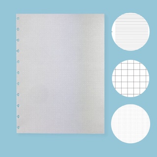 Refil de folhas do Caderno Inteligente Médio Linhas Brancas
