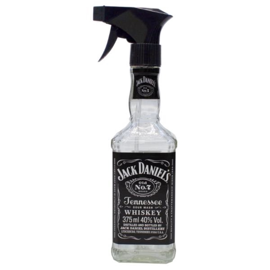 Borrifador Jack Daniels 375ml Garrafa Original Do Whisky - casa e decoração Arte Artesanato Enfeite - Barbearia - Cabeleireiro - Decoração