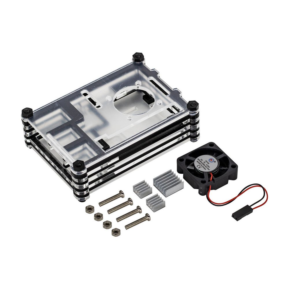 Case Para Raspberry Pi 3 Completa + Cooler + Dissipadores | Shopee Brasil