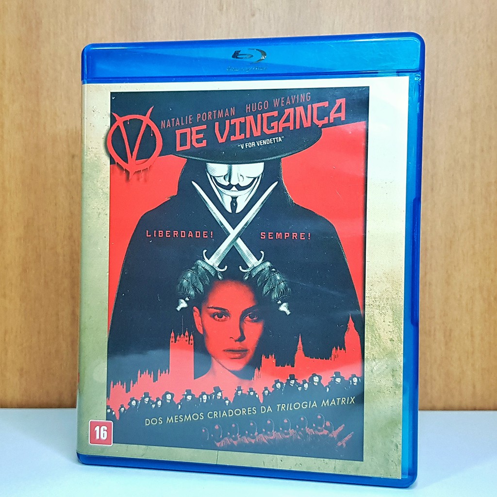 Bluray Filme V de Vingança (Lacrado)(LEIA A DESCRIÇÃO) * Ficção