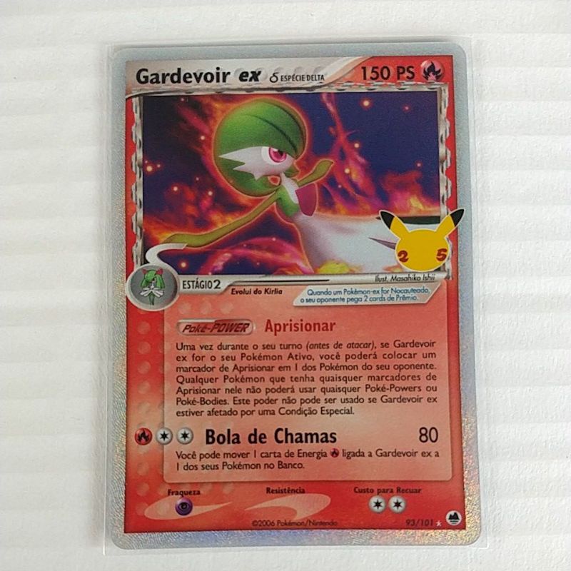 Carta Pokémon: Gardevoir Ex (14/25) Coleção Celebrações