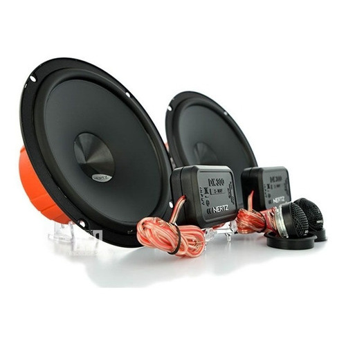 Alto Falante Kit 2 Vias Hertz Dieci Italiano Dsk 165.3 6 Polegadas
