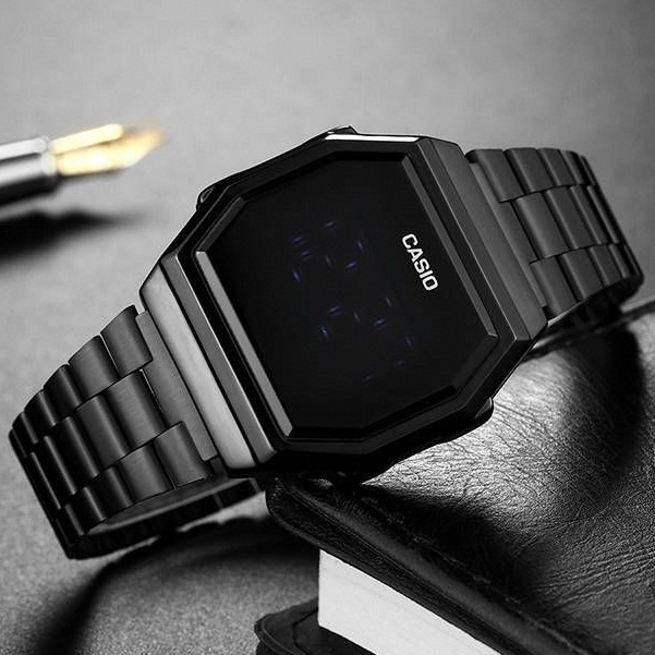 Relógio Casio touch screen Eletrônico À Prova D'água Com led/Tempos De Lazer