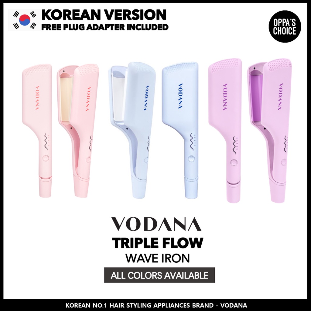 Ferro De Onda De Fluxo Triplo VODANA (25mm/32mm) | Shopee Brasil