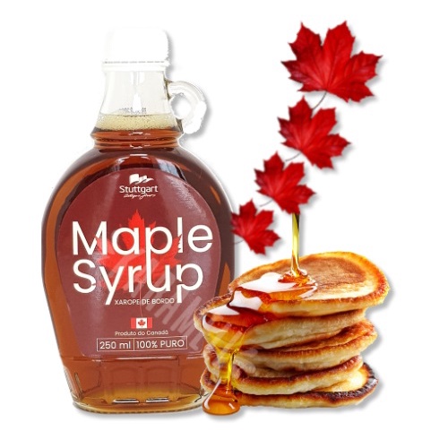 Maple Syrup 15% Xarope Bordo 250ml Canada Pure