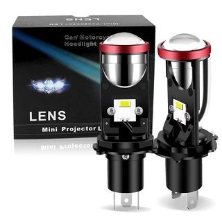 Plug And Play 6000K Carro Mini H4 9003 HB2 HS1 Projetor De Farol LED Sem Interferência De Rádio Lâmpada Hi/Lo