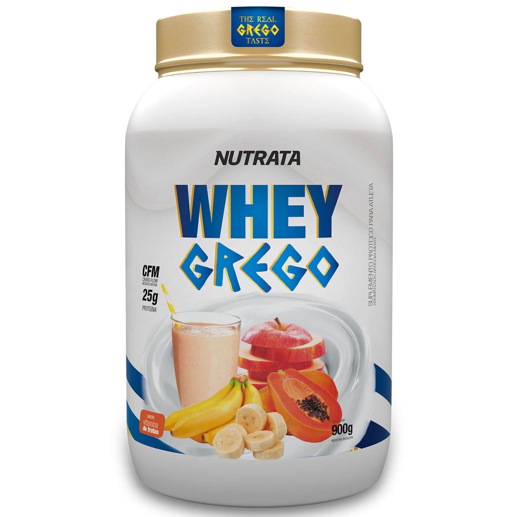 Whey Grego – Vitamina de Frutas – 900g – Nutrata