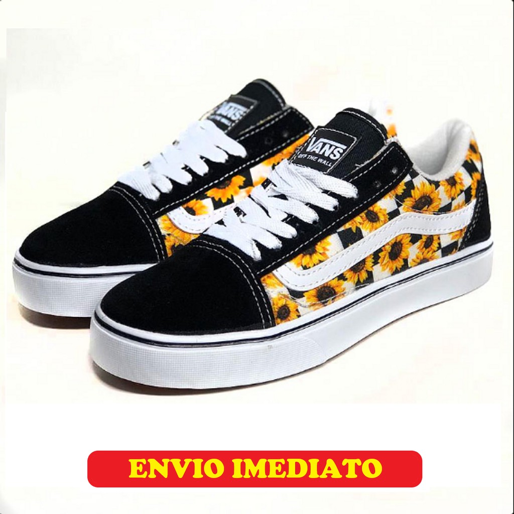 Tenis vans hot sale girassol