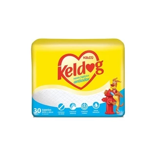 Tapete Higiênico Kelco Keldog Antiodor 30 unidades 80cmx60cm