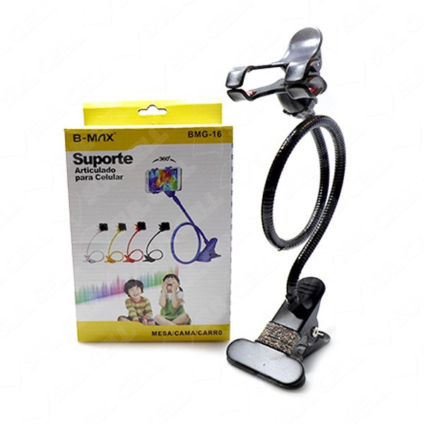 Suporte Metal Articulado E Flexível 360º Para Celular B-MAX Bmg-16