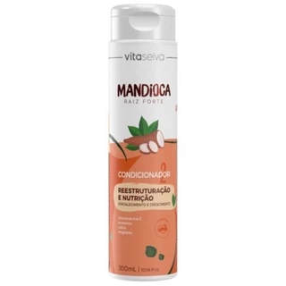 Condicionador Mandioca Raiz Forte 300ml Vita Seiva Reestruturação E Nutrição