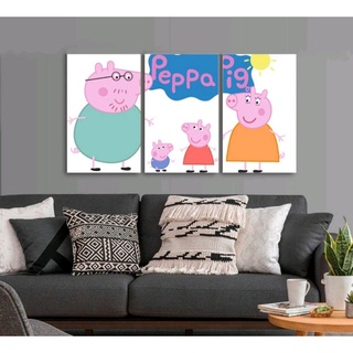 Quadro decorativo A4 Desenho Peppa Pig Serie no Shoptime