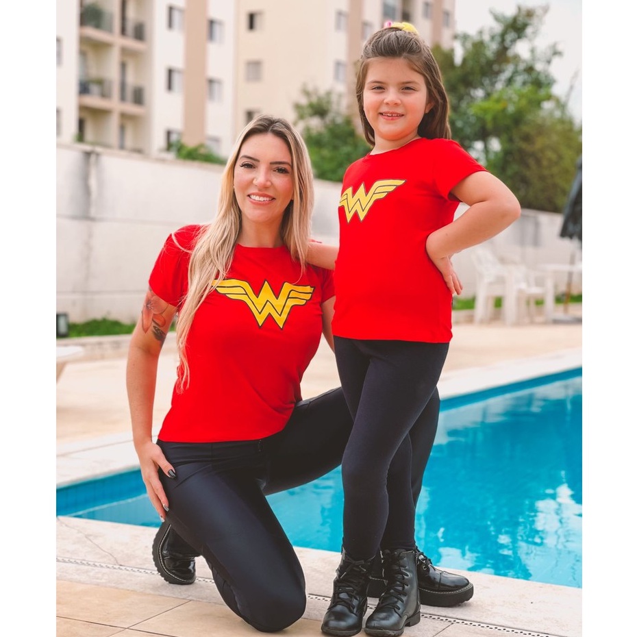 Roupa da mulher maravilha mae sale e filha