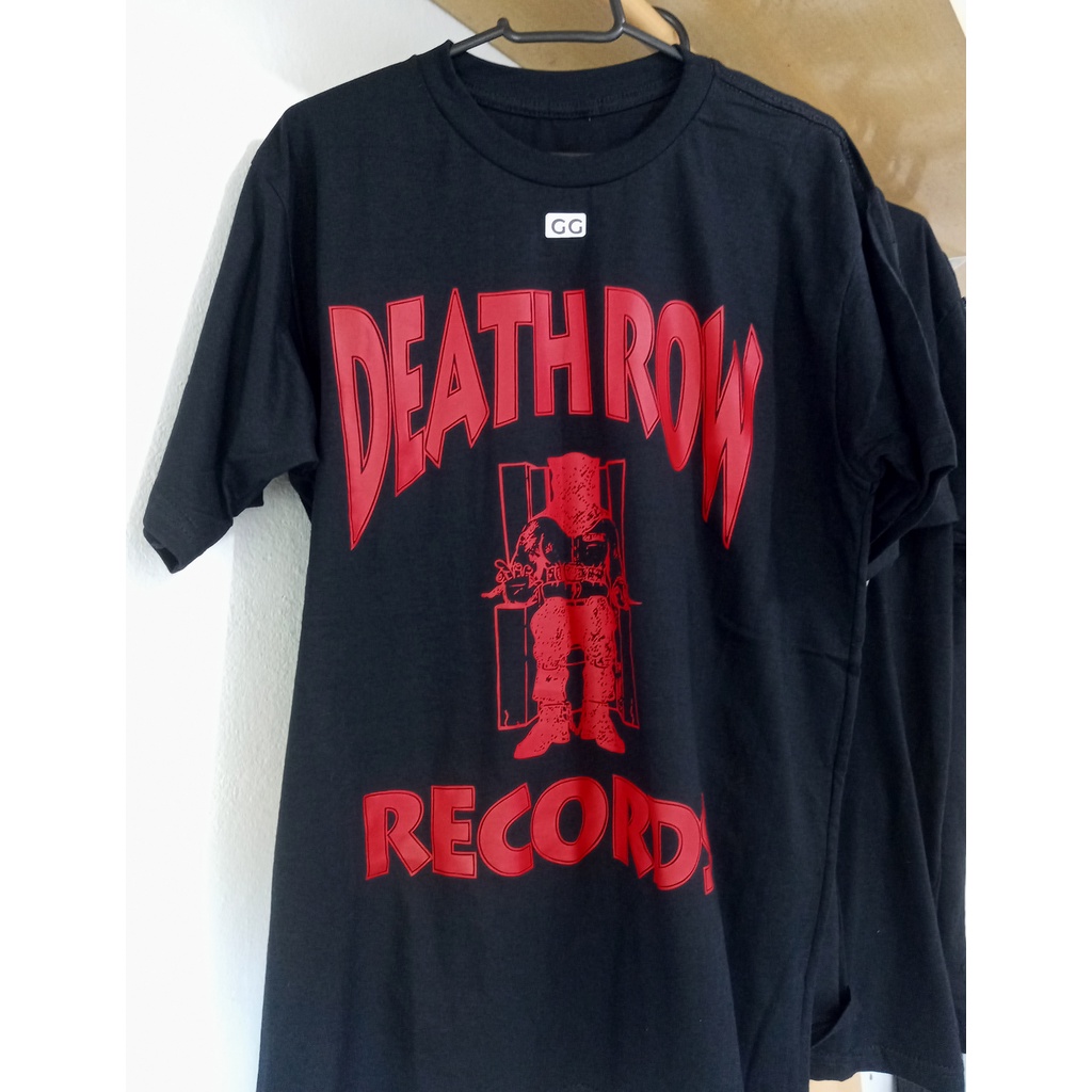 Camiseta Death Row Records Hip Hop Rappers Tupac Notorious Rap Vm