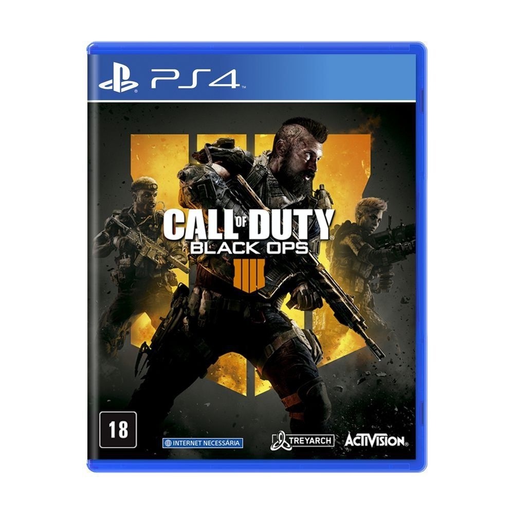 Jogo Call Of Duty Black Ops 4 - Ps4 - Mídia Física Original