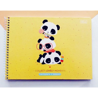 Caderno de Desenho CD 96fls Azul Hora de Aventura Tilibra - Welban