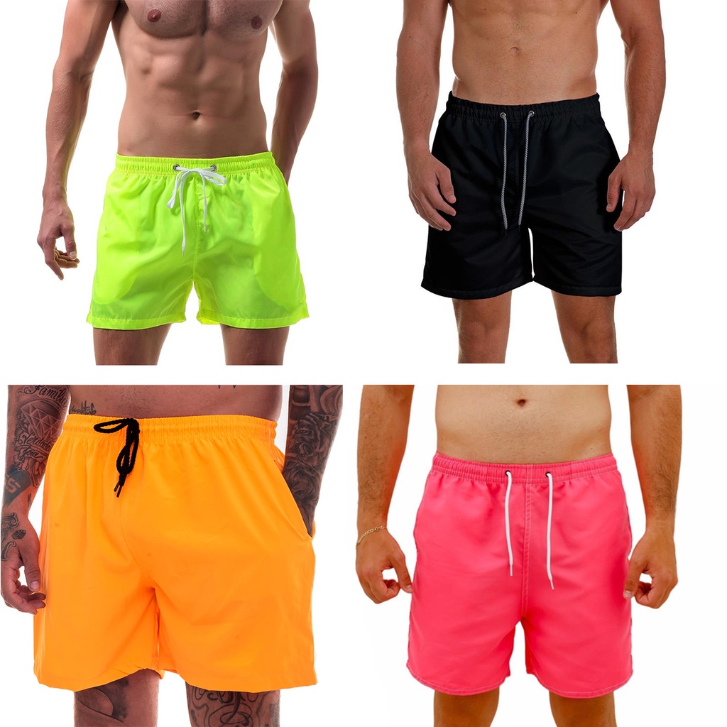 Shorts fluorescentes new arrivals