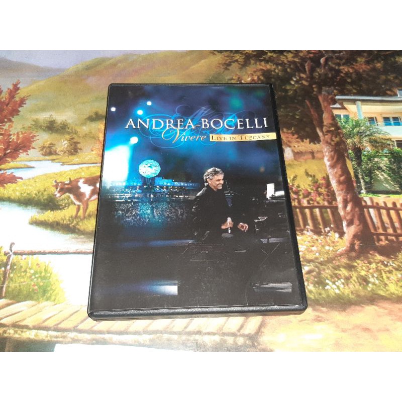 DVD Andrea Bocelli vivere Live in tuscany original Shopee Brasil