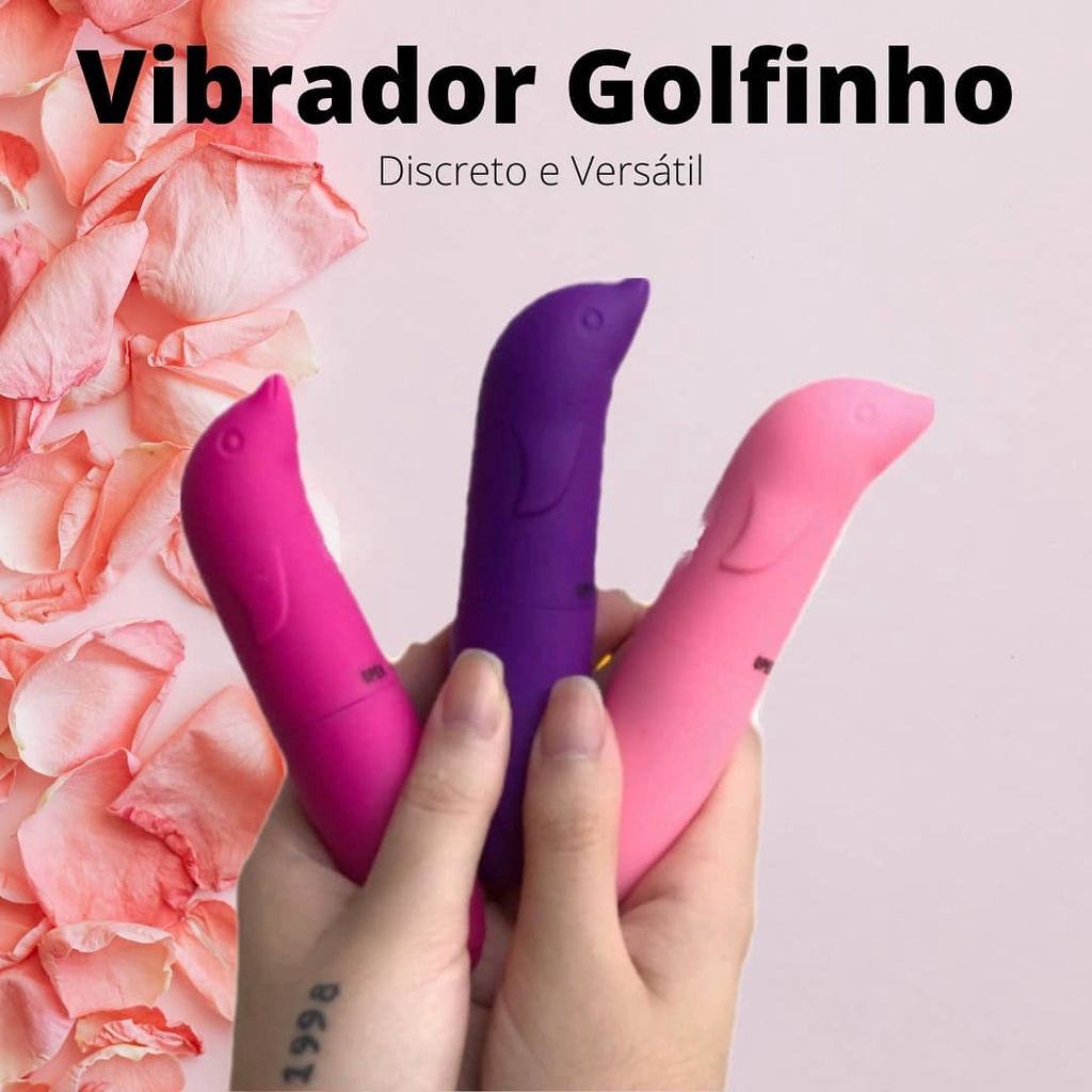 Vibrador Golfinho Ultima Geração - A Prova D´água (Massageado do Ponto G /  Masturbação / Brinquedo Sexual)