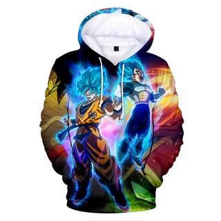 Blusa Frio Moletom Casaco Dragon Ball-z Desenho Menino Kids2