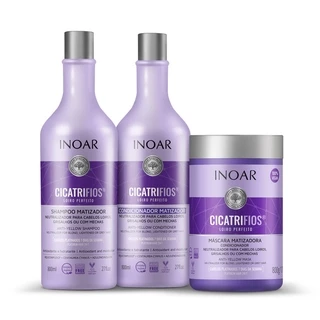 Inoar Kit Cicatrifios Loiro Perfeito 3 Produtos 800ml
