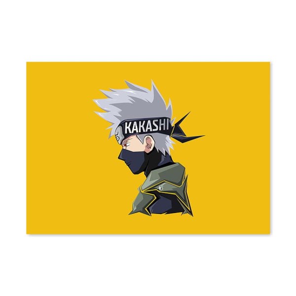 Placa Decorativa Naruto Desenho (14,8x21cm A5)