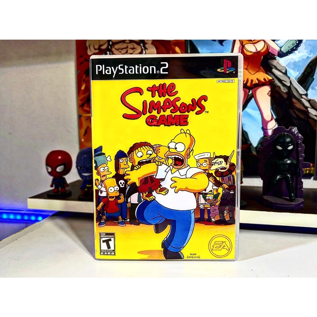Jogos Playstation 2 - Patch - The Simpsons Game - | Shopee Brasil