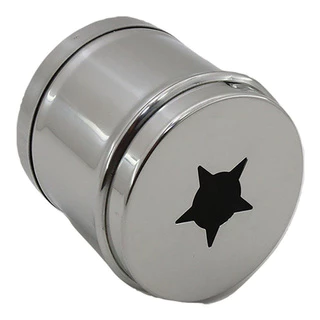 Porta Algodão E Cotonete Inox Manicure Podologia Odontologia Saúde