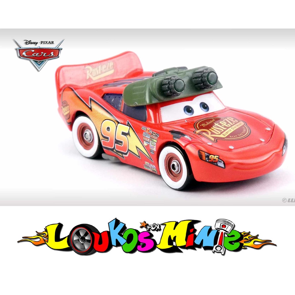 Disney Cars Night Vision Mcqueen Original Mattel Loose Shopee Brasil