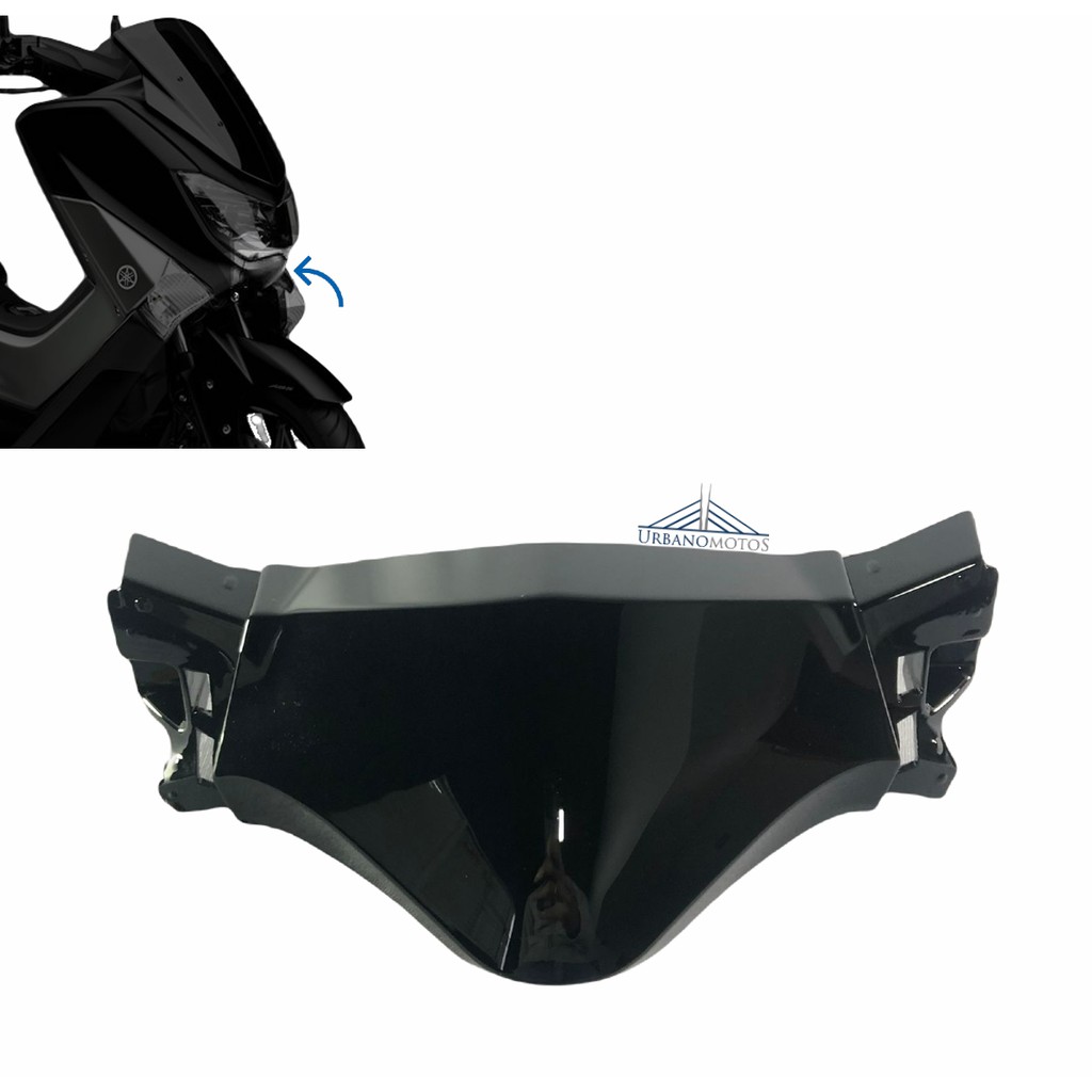 CARENAGEM ACABAMENTO DO FAROL NMAX 160 NMAX160 PRETO