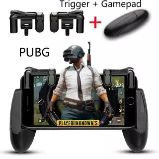 Controlador De Jogo Celular Gatilho + Gamepad Para Pubg E Ios Android