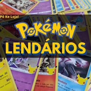 Até 30 cartas de Pokémon Lendários originais para coleção em português em Oferta na Shopee