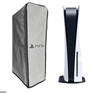 Capa PS5 Case Antipoeira Vertical Branca Impermeavel Slim FAT