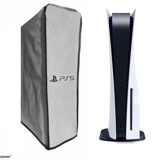 Capa PS5 Case Antipoeira Vertical Branca Impermeavel Slim FAT