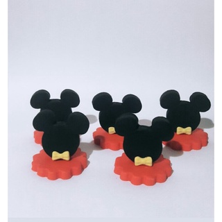 10 apliques do Mickey em biscuit