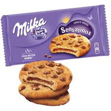 Milka Sensations - Cookies Recheados Chocolate - Importados Da Alemanha