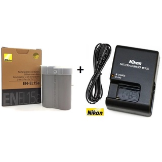 Bateria Nikon En-el15a + Carregador MH-25 P/D7000 D7500 D7100 D810 D800 D600