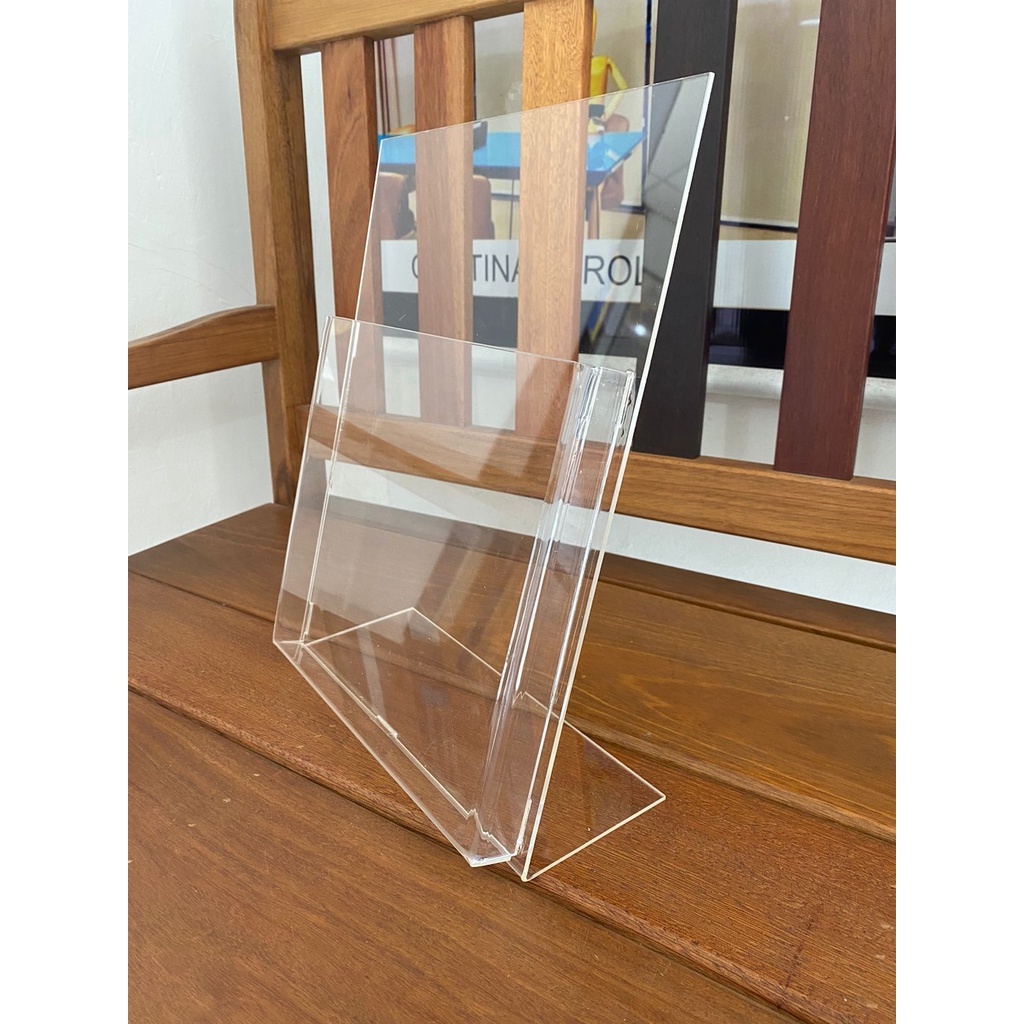 Display Expositor Acrílico Porta Folder A4 A5 Com Bolso | Shopee Brasil