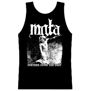 Camiseta regata Mgla Further Down The Nest. Black Metal