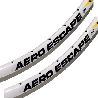 2 Aros 26 Aero Vzan Escape 36 F Parede Dupla Aluminio Branco
