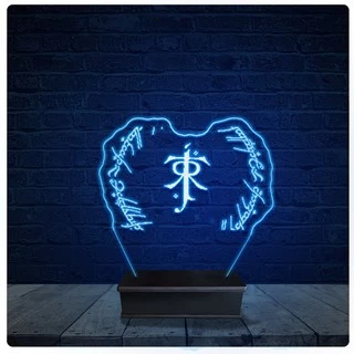 Luminária Led Acrilico Abajur - Senhor do Anéis Gondor 12