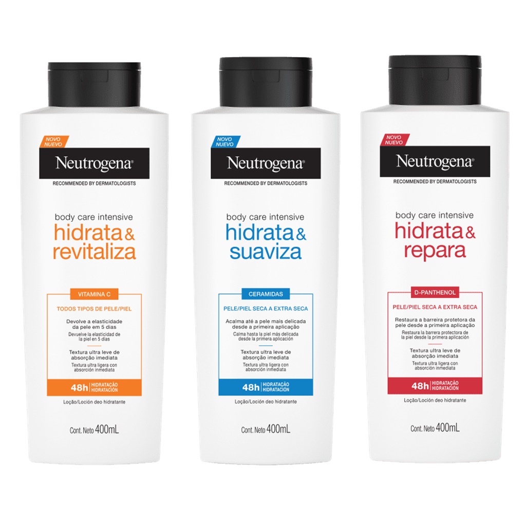 Creme Hidratante Corporal Neutrogena Body Care Intensive - 400ml ...