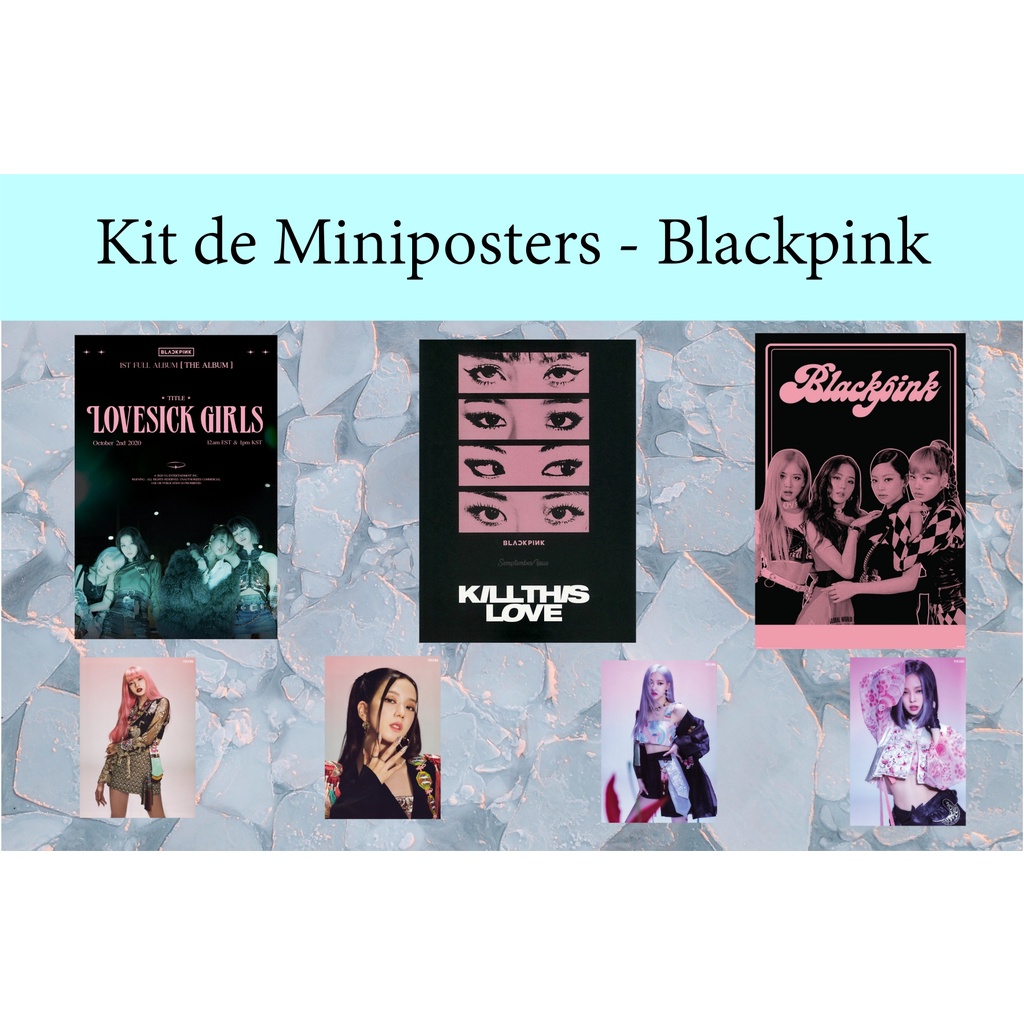 Kit De Posters Blackpink Shopee Brasil