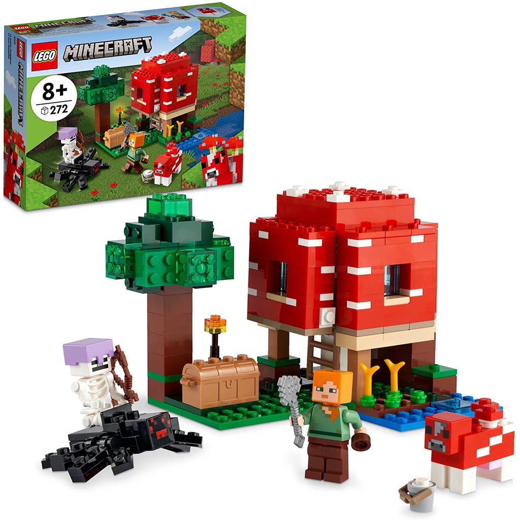 Lego Minecraft 21179 A Casa Cogumelo