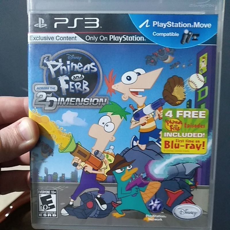 Phineas and Ferb Across the 2nd Dimension - Jogo Original de PS3 (Game  Infantil) - Disco Híbrido com 4 Episódios do Desenho Animado