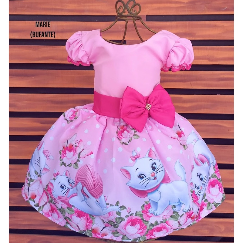 Vestido Para Festa Infantil Gata Marie Para Aniversário em Promoção na  Americanas