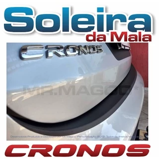 Soleira da Mala FIAT CRONOS 2018 2019 2020 2021 2022 2023 2024 Adesivo Acessórios para Carro